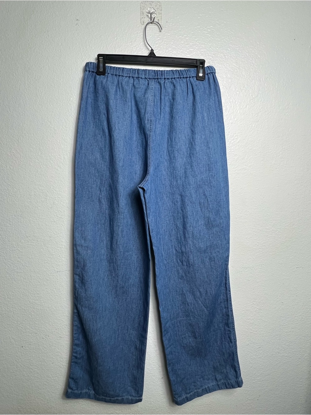 Madewell Pull-On Jeans in Cotton-Linen Denim. Color Irving WashRigid Size S - Picture 6 of 12